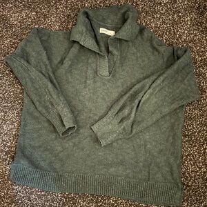 Sonoma Dark Green Knit Sweater